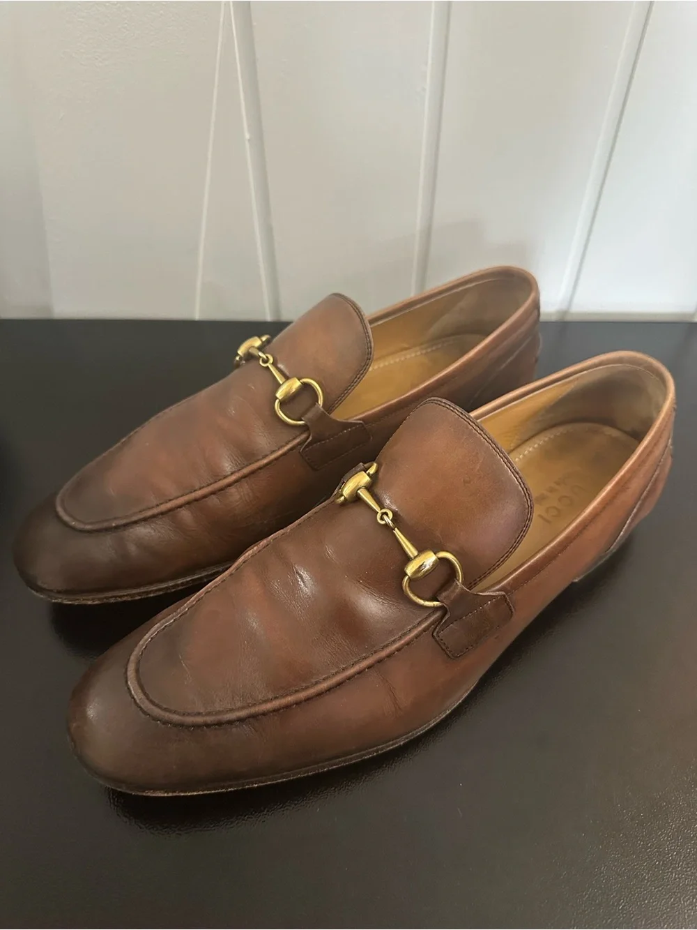 Gucci jordaan leather